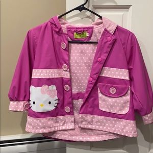 Pink hello kitty Rain coat